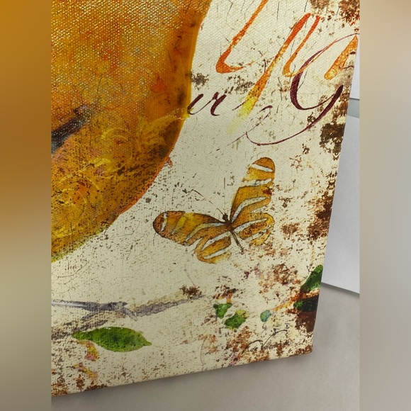 Art Color Bird On Stretched Canvas Outer Dimensions12in x 16in Home Decor Nature - Picture 7 of 12